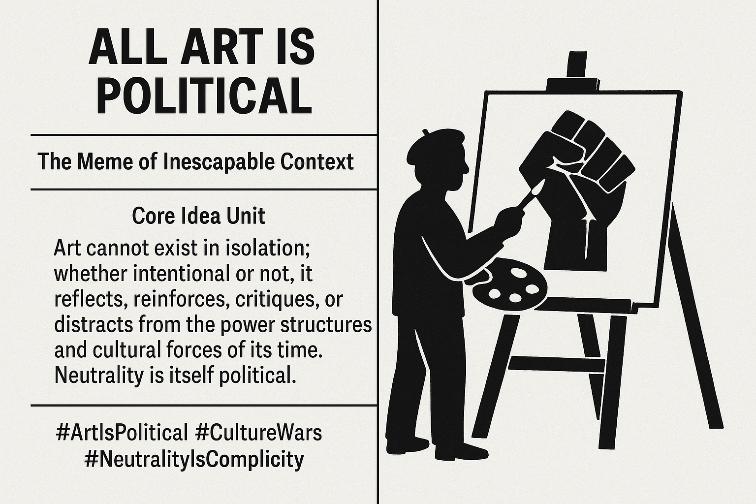 Art as Unavoidable Political